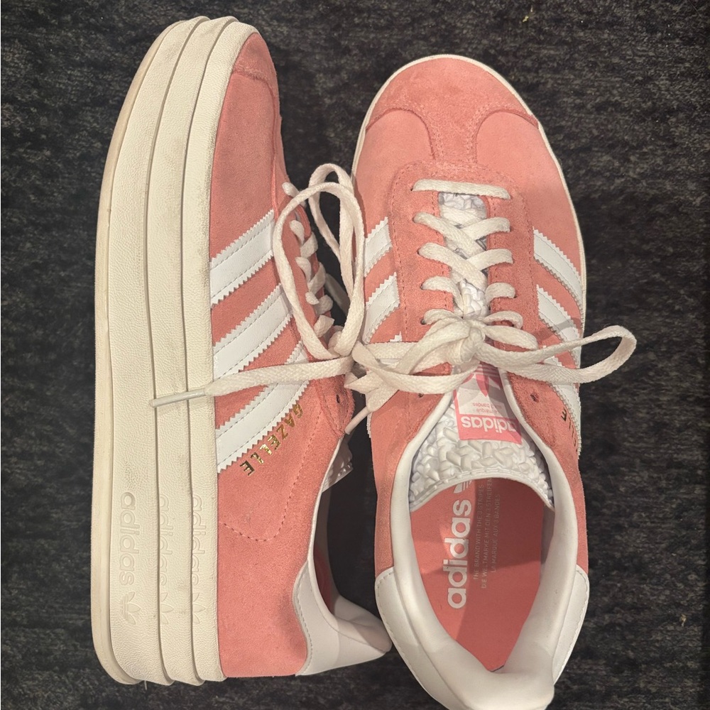 Adidas Women's Pink Gazelle Bold - Picture 3 of 5